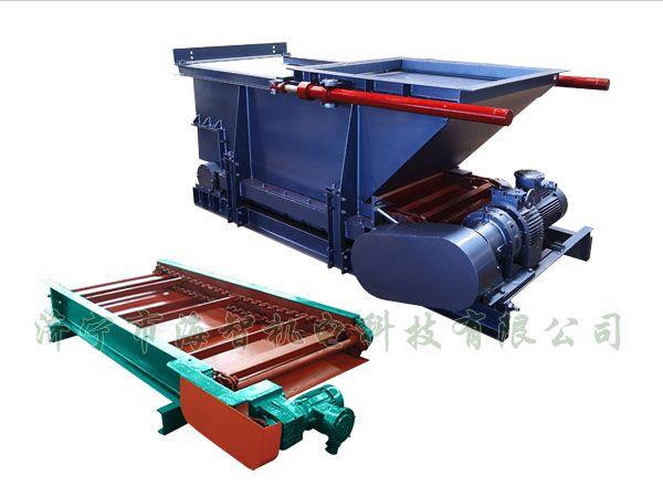 鏈板式給料機(jī)包括電控系統(tǒng)，電控系統(tǒng)包括就地控制系統(tǒng)和/或遠(yuǎn)程控制系統(tǒng)